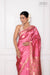 Pink Handwoven Banarasi Pure Silk Saree