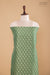 Green Handwoven Banarasi Chanderi Suit Piece
