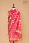 Pink Handwoven Banarasi Chiniya Silk Suit Piece
