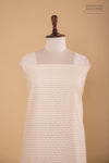 Off-White Handwoven Banarasi Chanderi Suit Piece