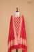 Red Handwoven Banarasi Silk Suit Piece