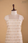 Off-White Handwoven Banarasi Chanderi Suit Piece