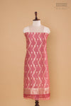 Onion Pink Handwoven Banarasi Chanderi Suit Piece