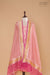 Pink Handwoven Banarasi Chanderi Suit Piece