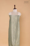 Blue Handwoven Banarasi Chanderi Suit Piece