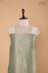 Blue Handwoven Banarasi Chanderi Suit Piece