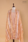 Pink Handwoven Banarasi Chanderi Suit Piece