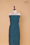 Peacock Blue Banarasi Moonga Silk Suit Piece