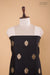 Black Handwoven Banarasi Chiniya Silk Suit Piece