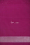 Magenta Pink Handwoven Banarasi Silk Suit Piece