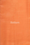 Orange Handwoven Banarasi Chiniya Silk Suit Piece