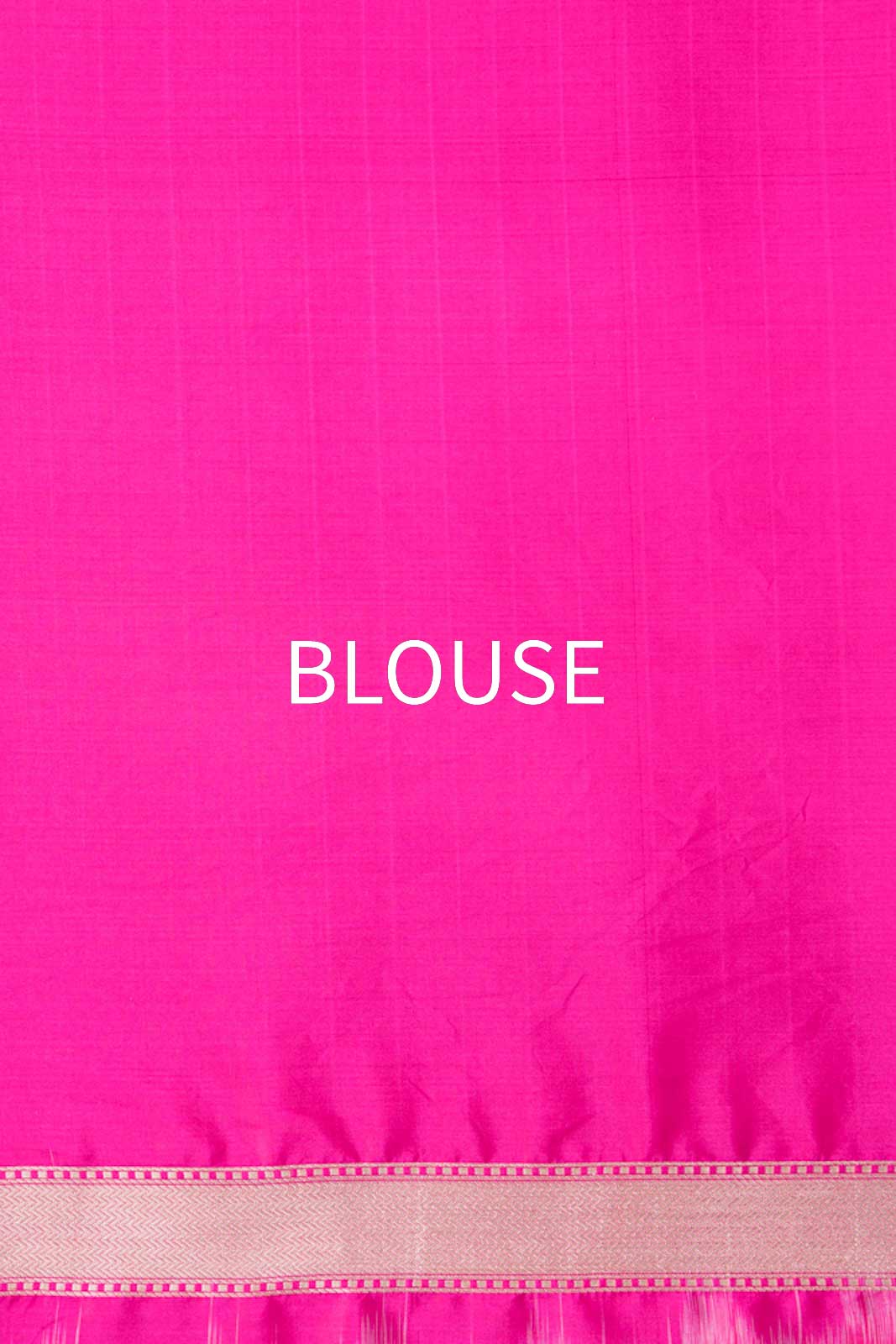 Fuchsia Pink Handwoven Banarasi Silk Saree