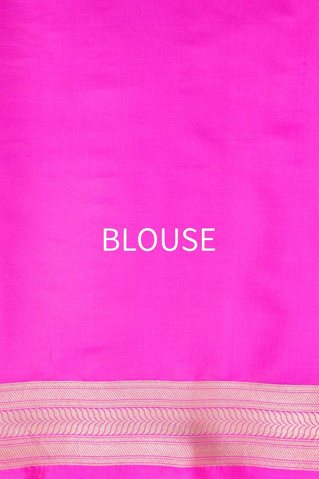 Rani Pink Handwoven Banarasi Silk Saree