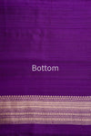 Purple Handwoven Banarasi Raw Silk Suit Piece