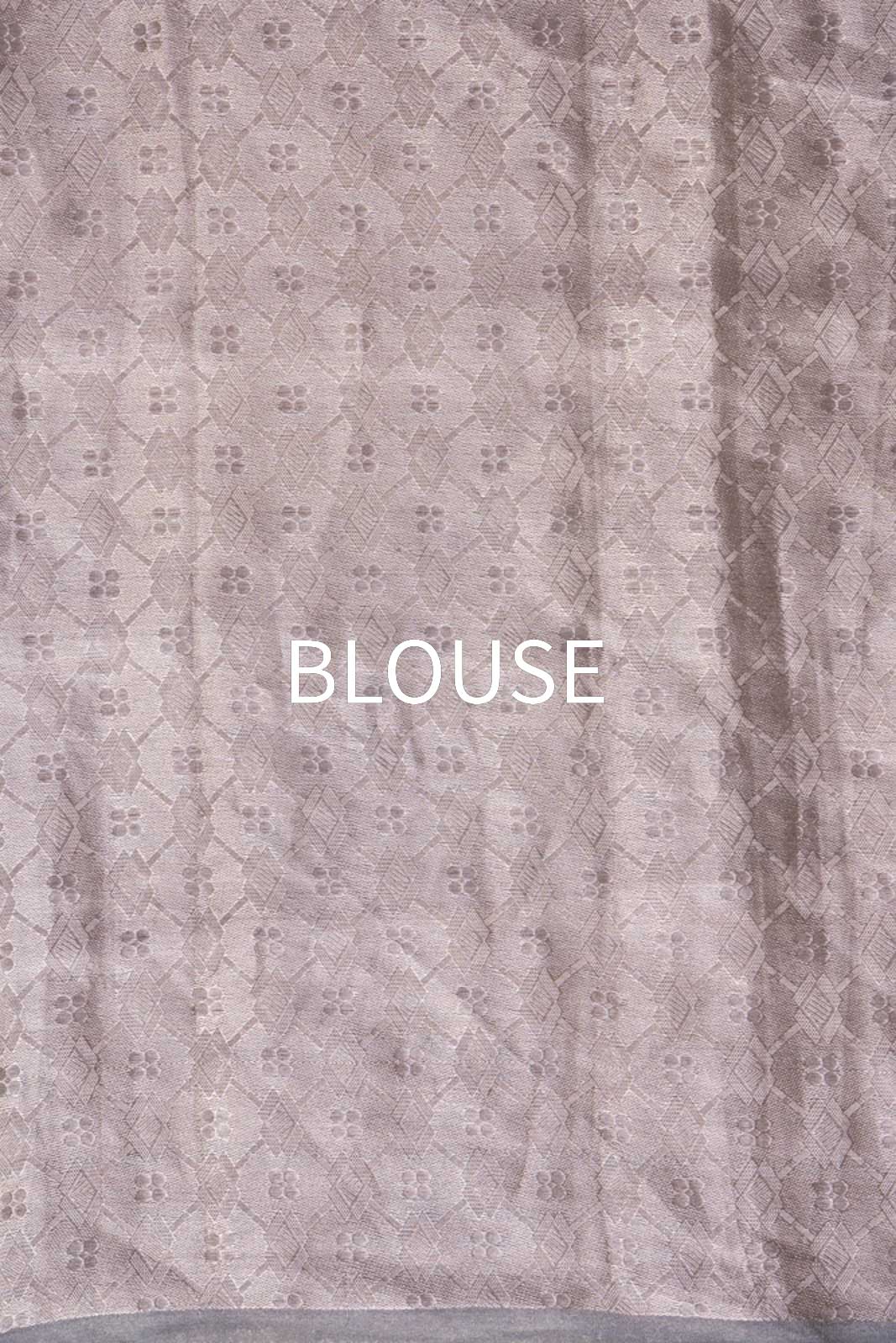 Grey Handwoven Banarasi Tissue Silk Saree