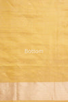 Yellow Handwoven Banarasi Tissue Silk Suit Piece