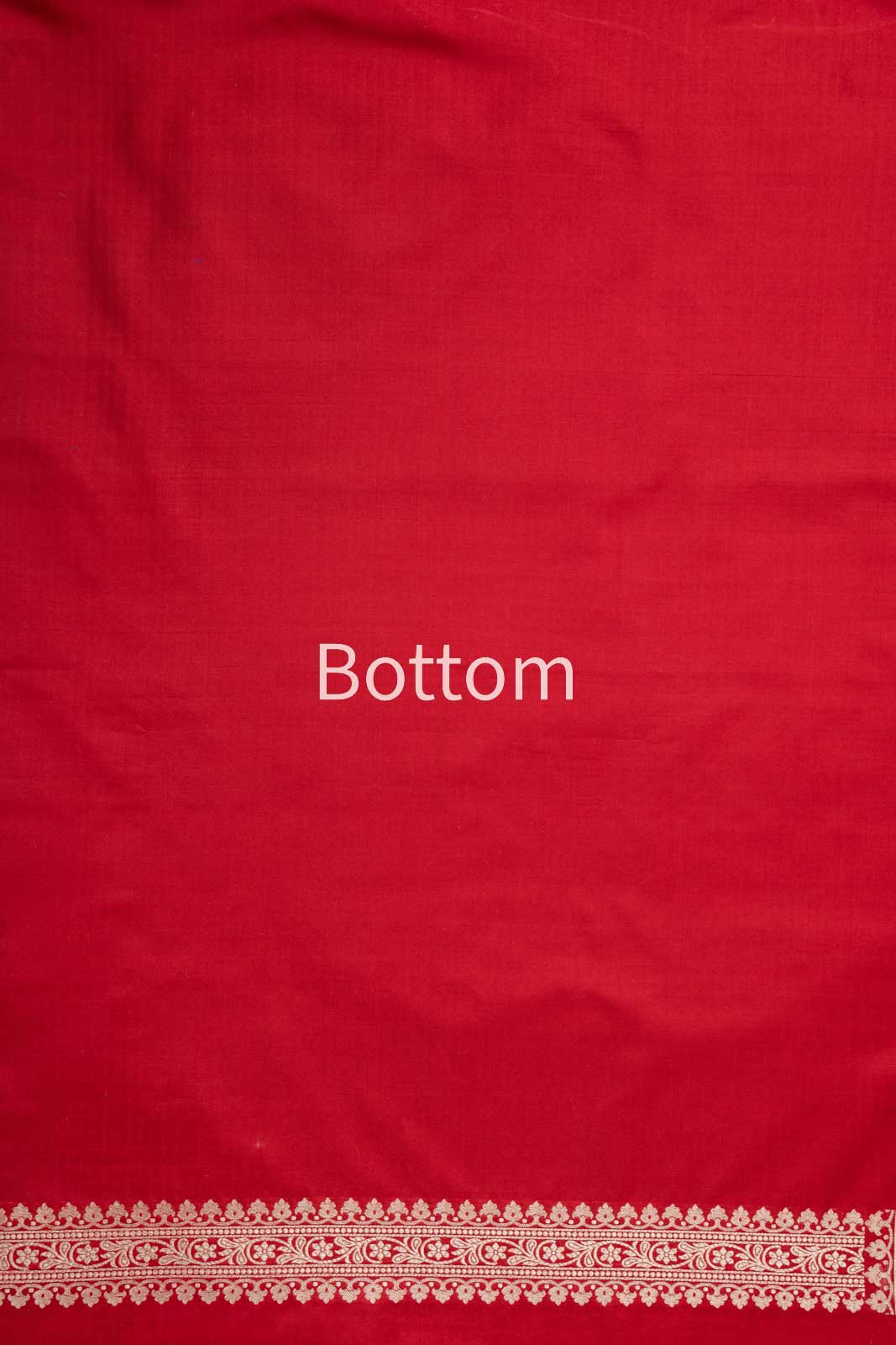 Red Handwoven Banarasi Silk Suit Piece