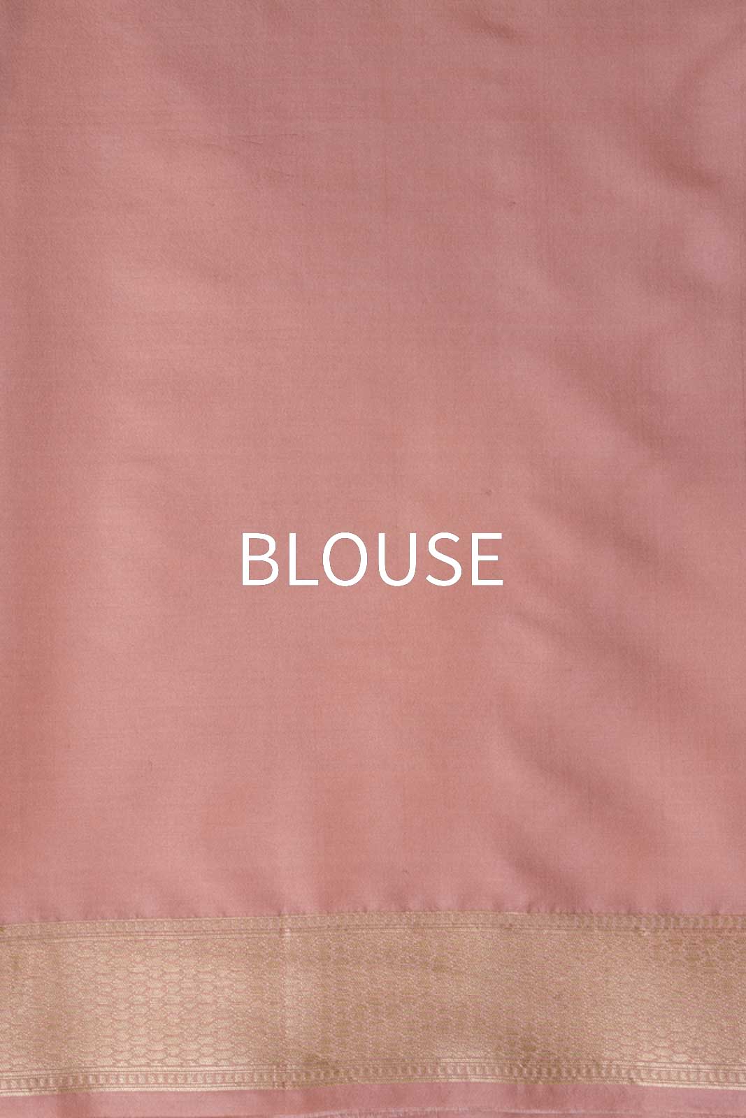 Blush Pink Handwoven Banarasi Silk Saree
