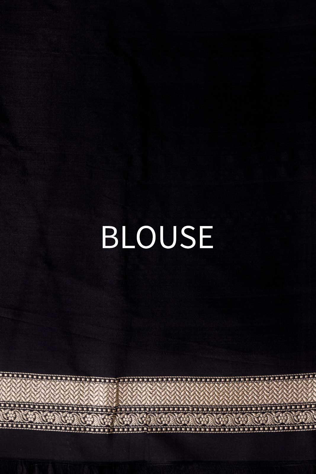 Black Handwoven Banarasi Kadhua Silk Saree