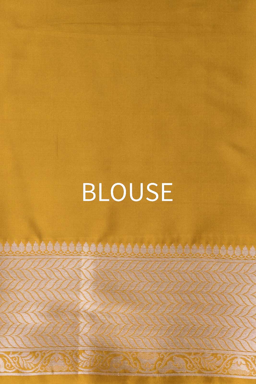 Yellow Ochre Handwoven Banarasi Silk Saree