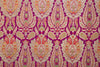 Magenta Pink Handwoven Banarasi Brocade Fabric