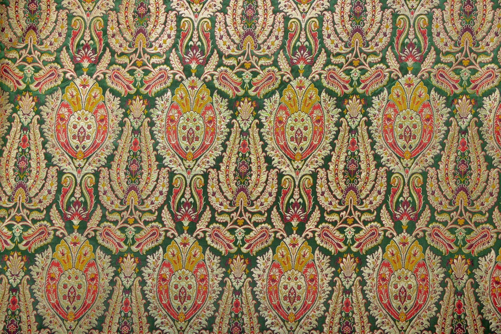 Bottle Green Handwoven Banarasi Brocade Fabric