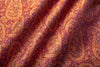 Navy Blue Handwoven Tanchoi Silk Fabric