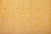 Yellow Handwoven Banarasi Brocade Fabric