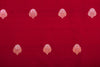 Maroon Handwoven Banarasi Silk Fabric