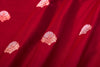 Maroon Handwoven Banarasi Silk Fabric