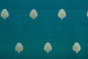 Green Dual Tone Handwoven Banarasi Silk Fabric