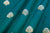 Green Dual Tone Handwoven Banarasi Silk Fabric