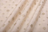 Off-White Handwoven Banarasi Chiniya Silk Fabric