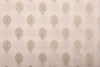 Off-White Handwoven Banarasi Chiniya Silk Fabric