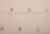 Off-White Handwoven Banarasi Chiniya Silk Fabric