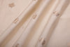 Off-White Handwoven Banarasi Chiniya Silk Fabric
