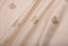 Off-White Handwoven Banarasi Chiniya Silk Fabric