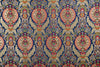Navy Blue Handwoven Banarasi Brocade Fabric
