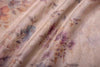 Beige Banarasi Tissue Silk Fabric
