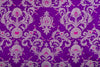 Purple Handwoven Banarasi Silk Fabric