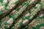 Bottle Green Handwoven Banarasi Silk Fabric