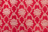 Red Handwoven Banarasi Silk Fabric