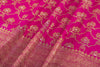 Fuchsia Pink Handwoven Banarasi Silk Fabric