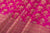 Fuchsia Pink Handwoven Banarasi Silk Fabric