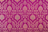 Magenta Pink Handwoven Banarasi Brocade Fabric