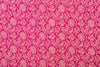 Fuchsia Pink Handwoven Banarasi Brocade Fabric