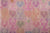 Multicolor Handwoven Banarasi Organza Silk Fabric