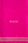 Fuchsia Pink Handwoven Banarasi Silk Saree