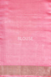 Pink Handwoven Banarasi Kadhua Silk Saree