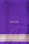 Blue Handwoven Banarasi Silk Saree